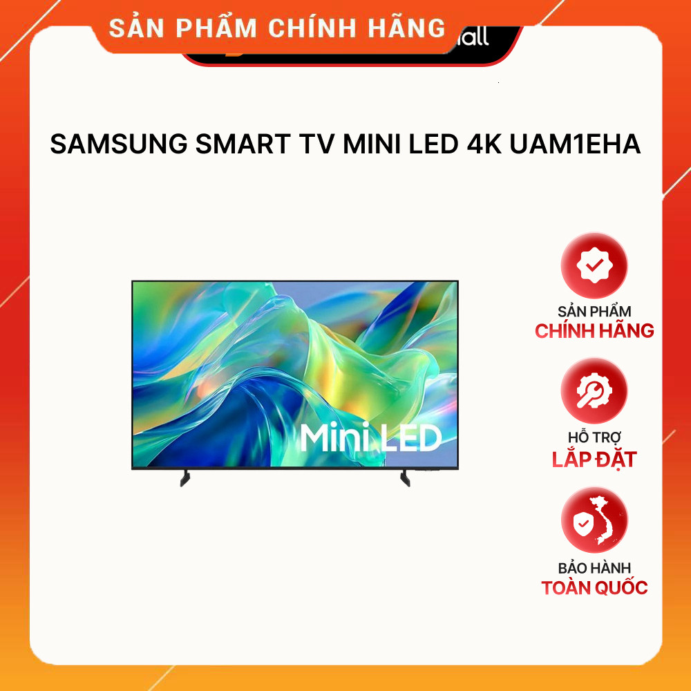Nhắn shop đặt Samsung Tivi Smart Mini LED 4K UAM1EHA Dòng Tivi Trải Nghiệm cao cấp 4K Cho Phòng Trọ 