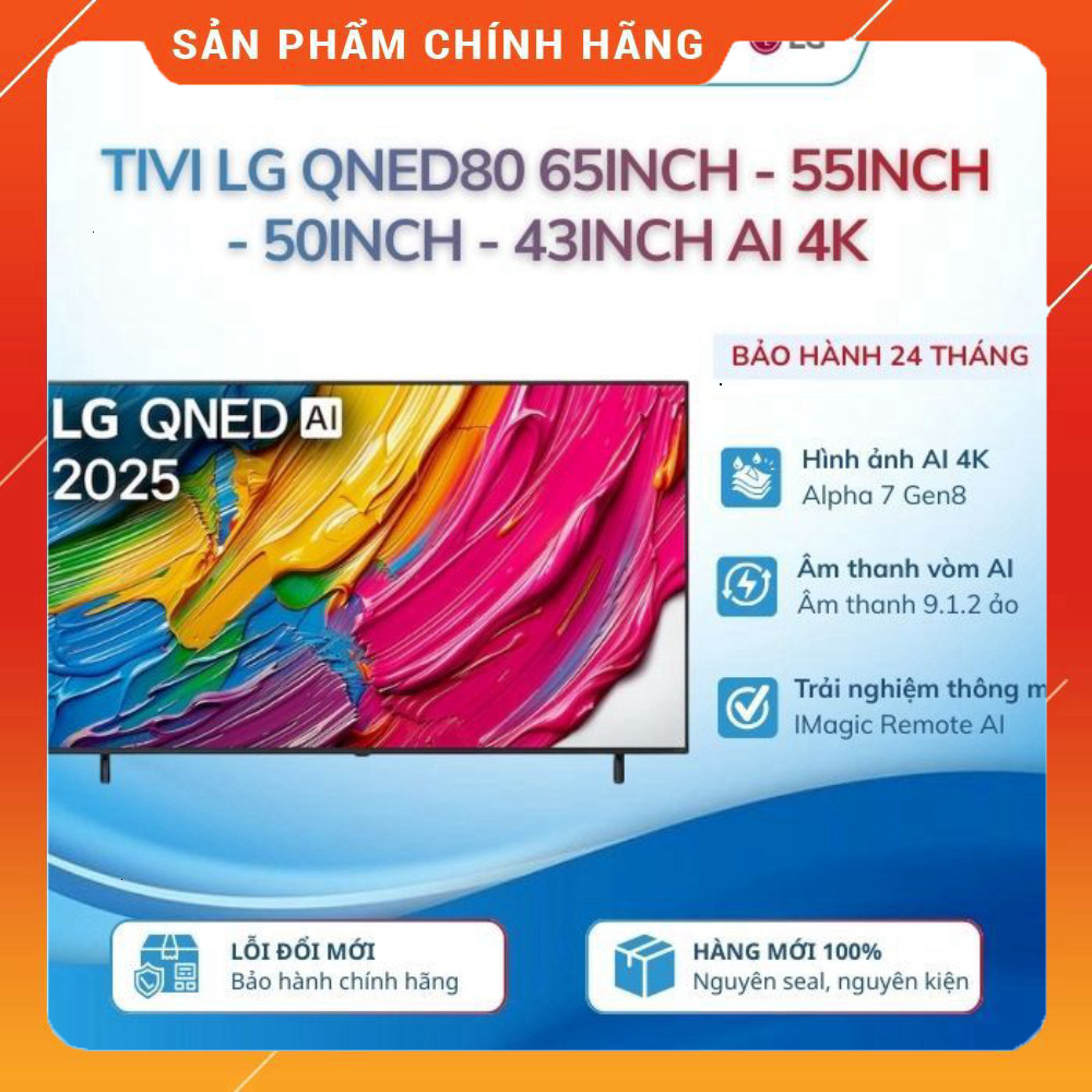 Nhắn shop đặt Tivi LED LG 4K AI 65QNED80ASA 43QNED80ASA 50QNED80ASA 55QNED80ASA Full HD Tivi LG 4K A