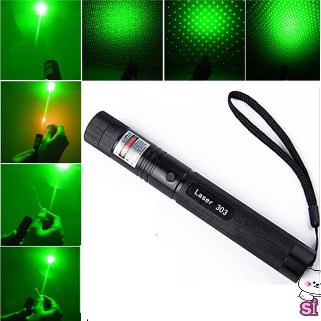 Đèn Laser Siêu Mạnh Đèn laser 303 Xanh/Đỏ Tia Sáng Mạnh Cho Văn Phòng