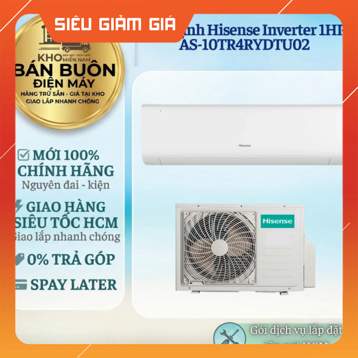 Máy Lạnh Hisense Inverter Tiết Kiệm Điện 1HP Êm Ái