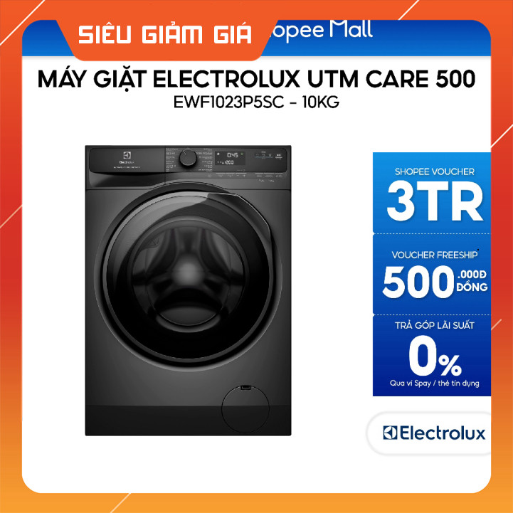 Máy Giặt UltimateCare 500 Electrolux 10kg Inverter Lồng Ngang Chính Hãng