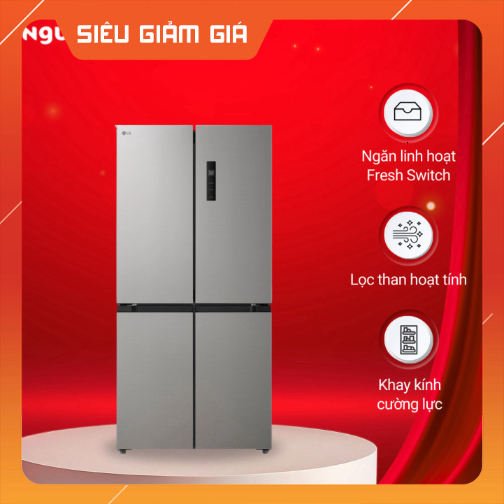 Tủ lạnh LG Inverter 474 Lít LFB47SVM Nâng Công Suất Cao