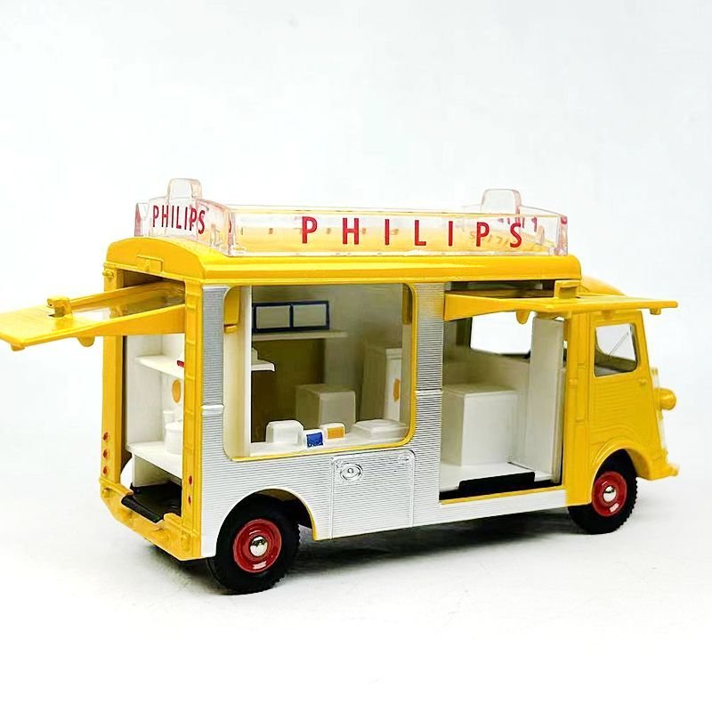 DINKY TOYS 1/43 587 Citroen Mô hình xe vận chuyển thực phẩm lưu động bằng hợp kim