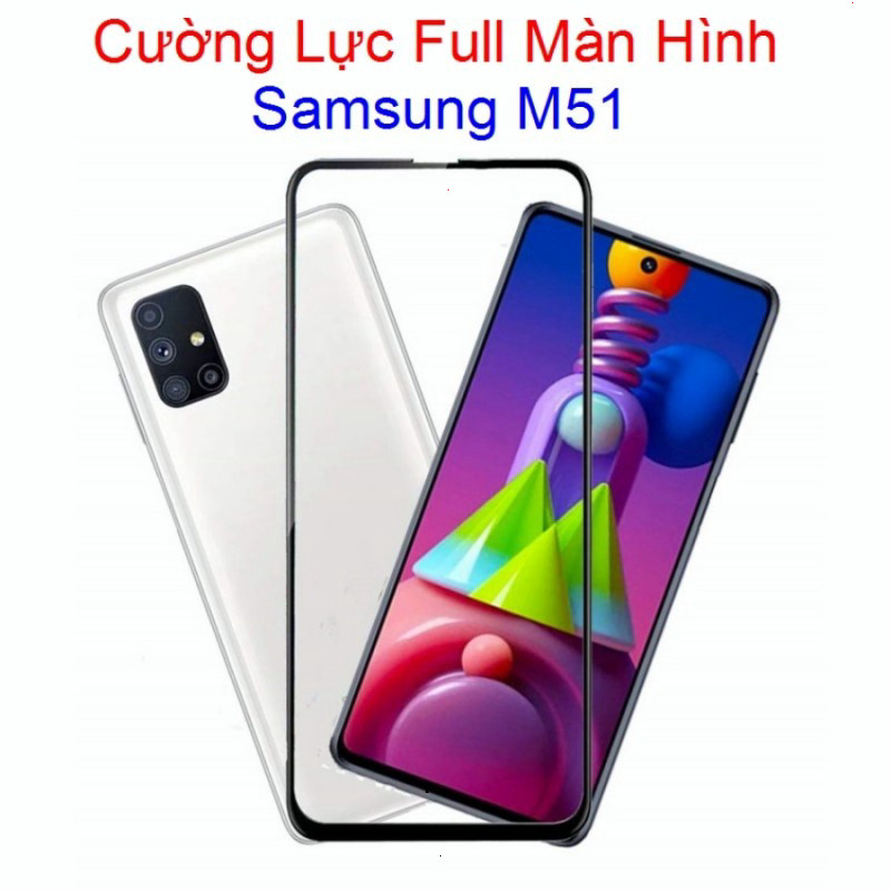 OG Kính Cường Lực Full Màn Hình Samsung M51 chính hãng OG Tím (F21)
