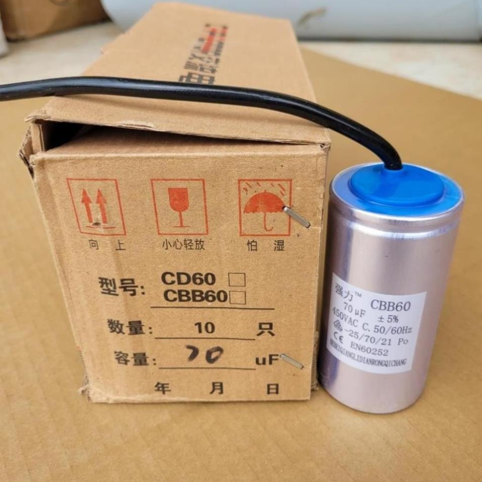 Tụ Điện Nhôm Cbb60 300UF ~ 500UF, Tụ Ngậm Động Cơ Bơm Nước Cbb60 450VAC Chuyên Dụng Chất Lượng Cao