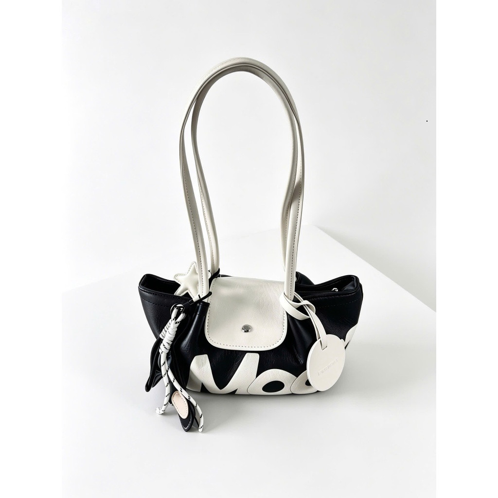 [ KÈM CHARM ] Túi đeo vai  MOONERISE Pumpkin Bag DA Microfiber cao cấp 3 màu dáng bầu dúm thiết kế tối giản thanh lịch
