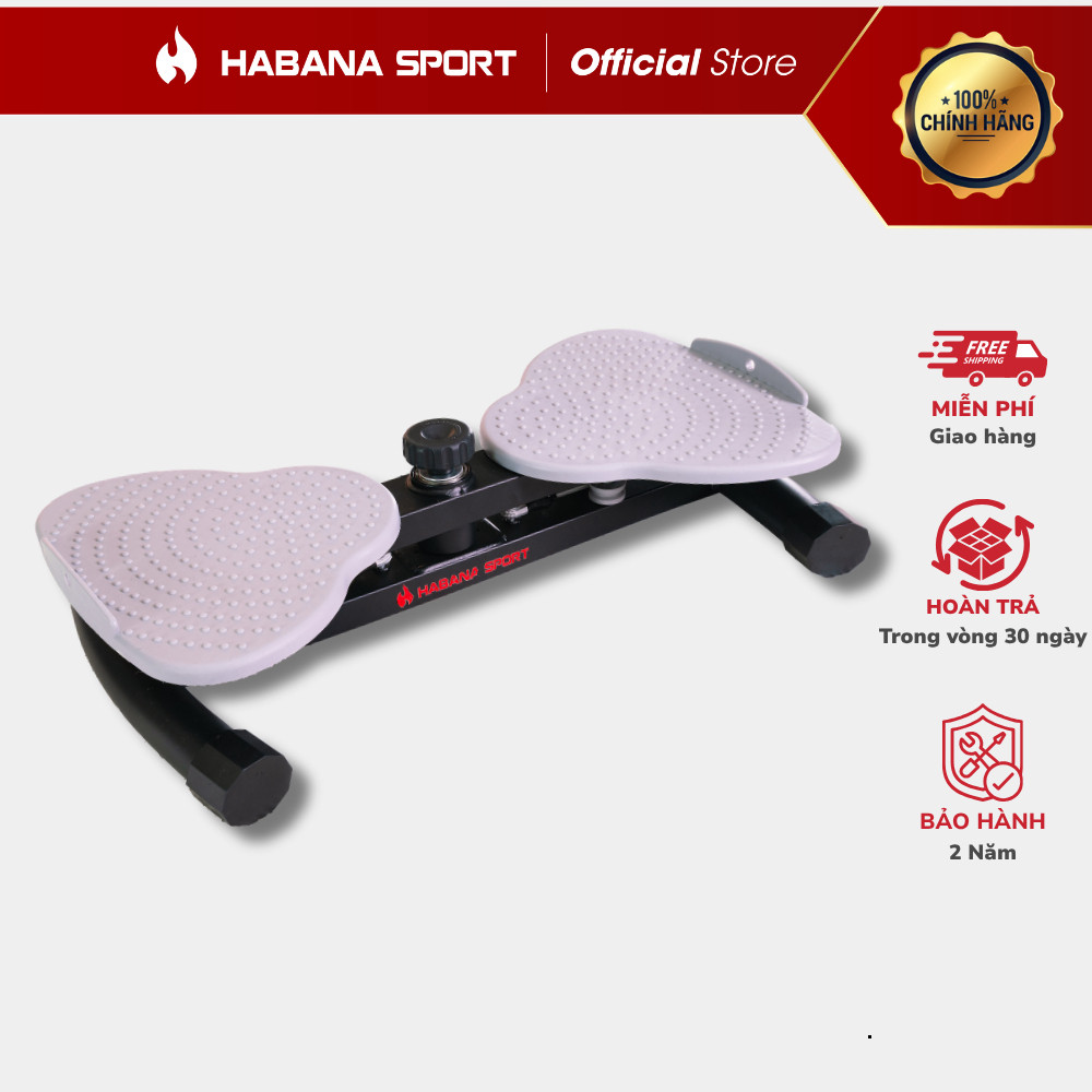 [CHÍNH HÃNG] HABANA SPORT Bàn Xoay Eo Đốt Mỡ Giảm Cân Tại Nhà, Tích Hợp Massage Chân