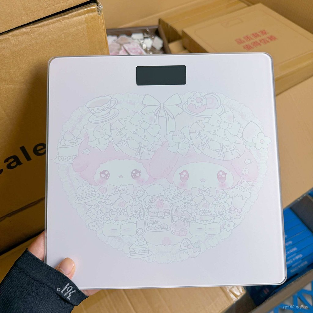 Cân điện tử dễ thương Ahua Creative Little Sheep Xiaomei, cân điện tử chính xác để giảm cân, cân di 