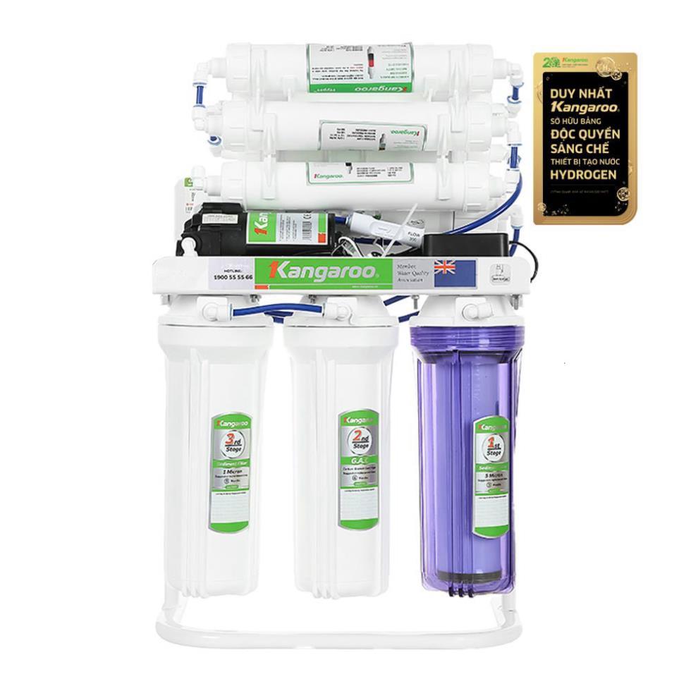 [CHÍNH HÃNG] Máy lọc nước Hydrogen Kangaroo RO chân quỳ 10 lõi KGRP10 - Để Gầm