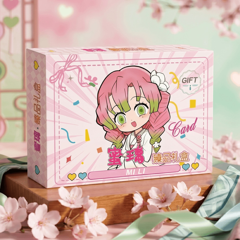 (tặng sticker) Hộp quà A5 LUYẾN TRỤ - MITSURI KIMETSU NO YABAI Gift Box Blind Box anime quà tặng xin