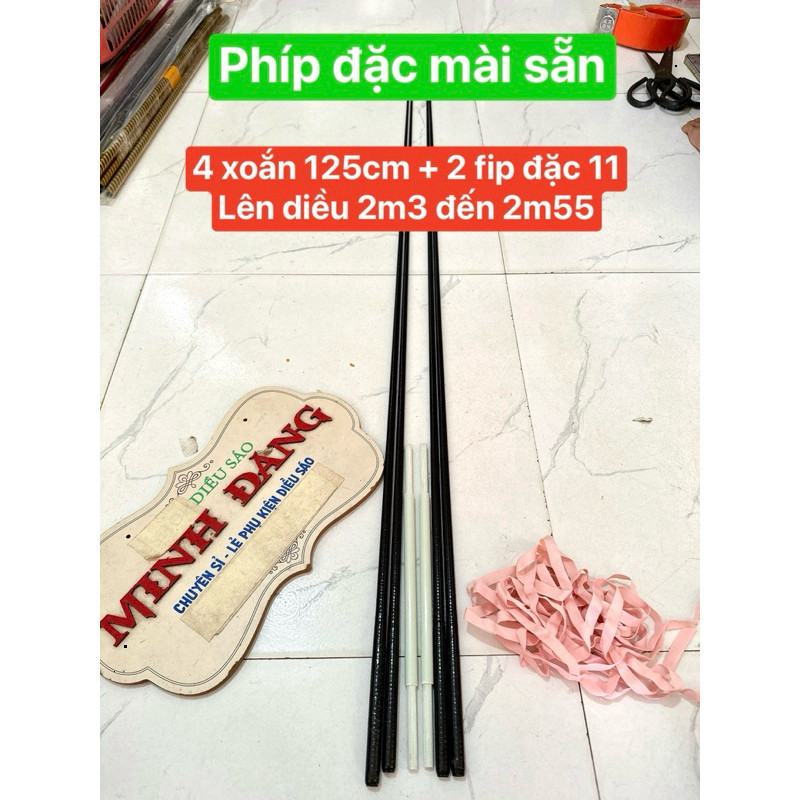 Combo 4 Nan Cacbon Làm Diều (KHÔNG MÀI SẴN) + Phíp Độ Vai Diều, Nan Cacbon làm Diều Sáo Mini 1m-3m,D