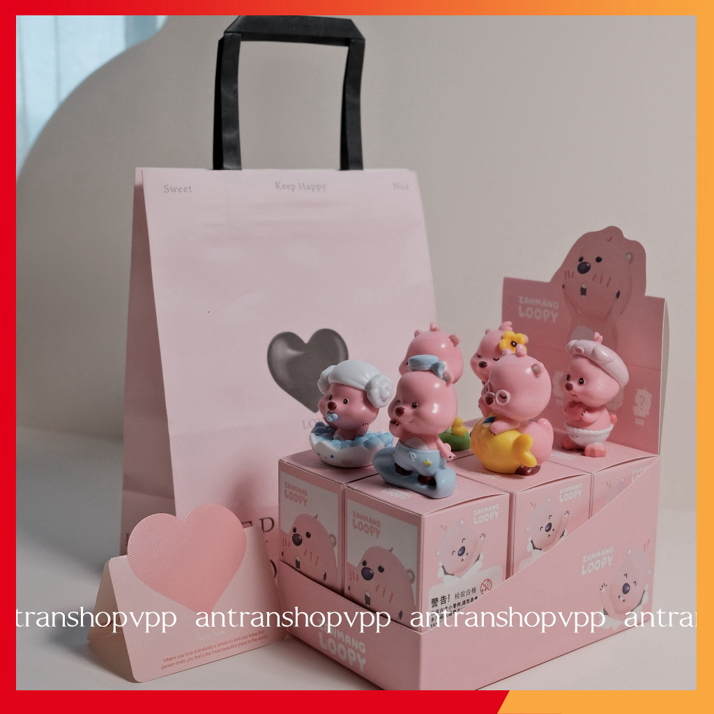 (N) (Version 6) Blindbox Loopy mô hình nhân vật hoạt hình phiên bản Loopy Wonders cute dễ thương dec