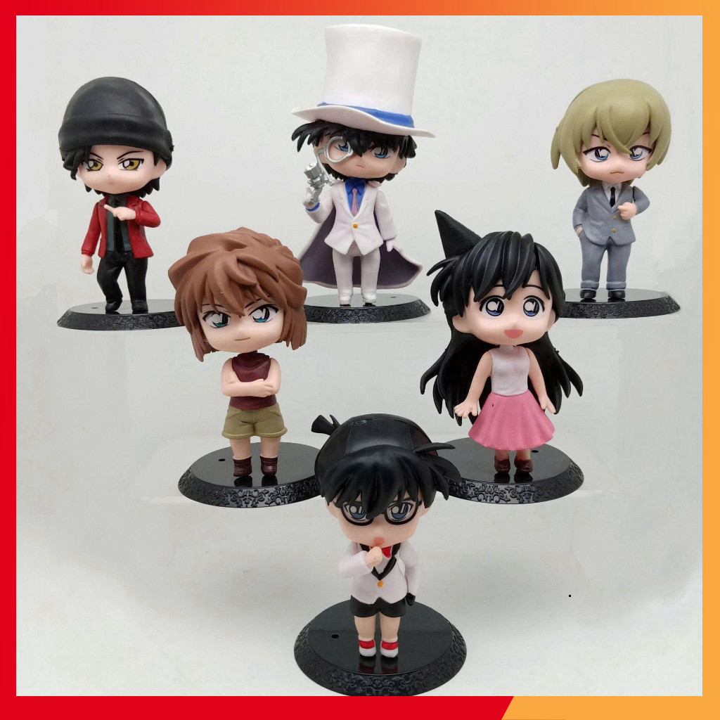 (N) (Conan) Blindbox Mô Hình Nhân Vật Thám Tử Lừng Danh Conan – Set 6 Em Dễ Thương Trang Trí, Làm qu
