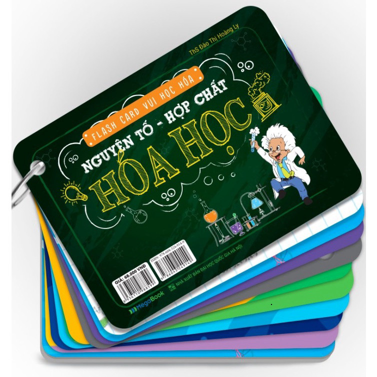 Sách Flashcard Vui Học Hóa: Nguyên Tố - Hợp Chất Hóa Học  - MGB
