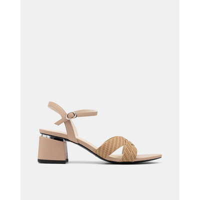 Giày Sandal Nữ 5cm Thời Trang JUNO Quai Đan Chéo SD05134