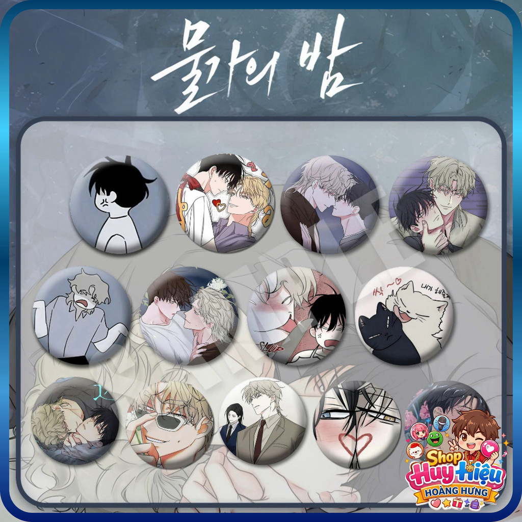 [SHIP NHANH] Balo Túi Xách Manga Anime Charm Đậm Manga BL Manhwa Cài Nghiệp Mộc HOTTREND