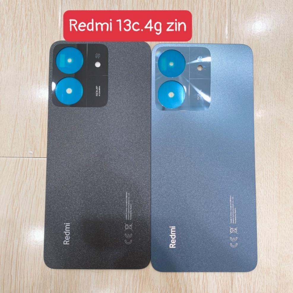 lưng vỏ xiaomi redmi 13c 4g zin, nắp lưng, nắp pin, 23100RN82L, 23106RN0DA, 23108RN04Y, 2311DRN14I