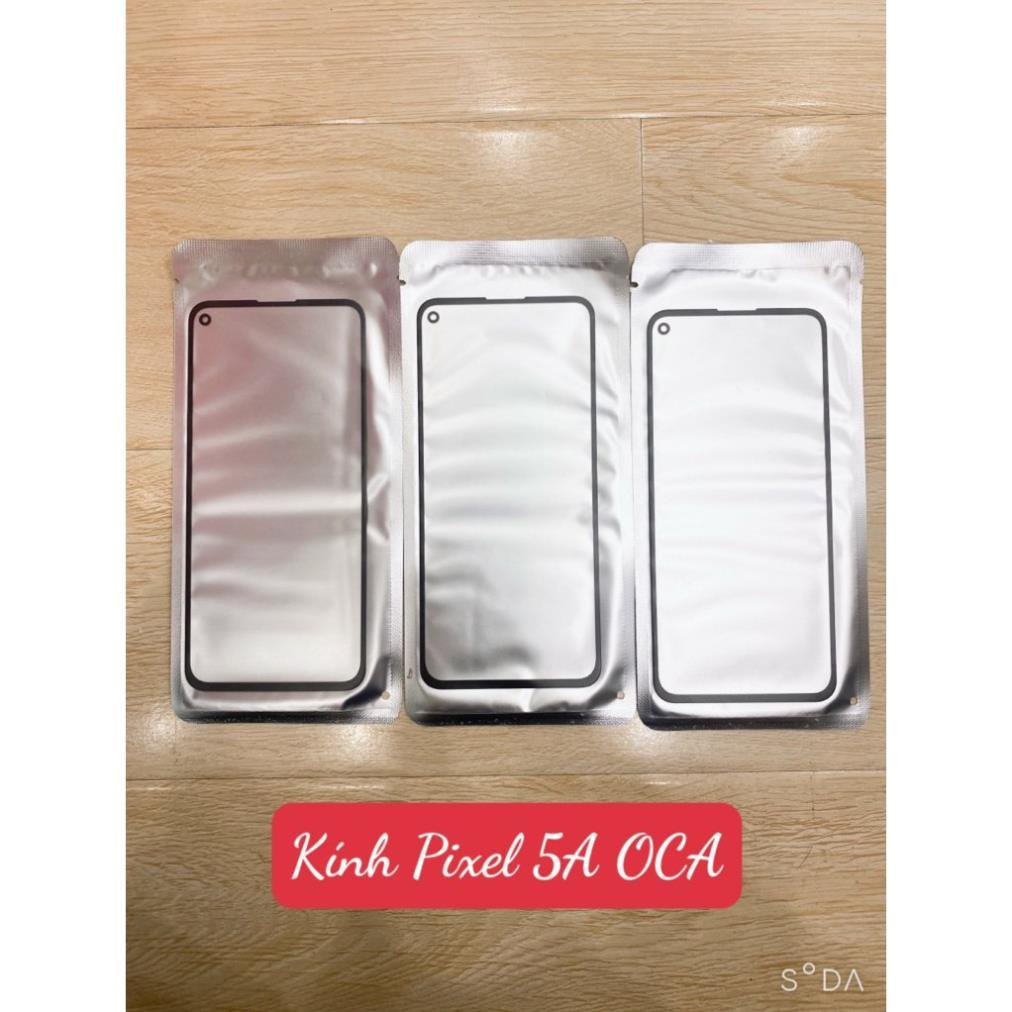 Kính ép màn hình có keo oca google pixel 5a, G1F8F, G4S1M, kính pixel 5a