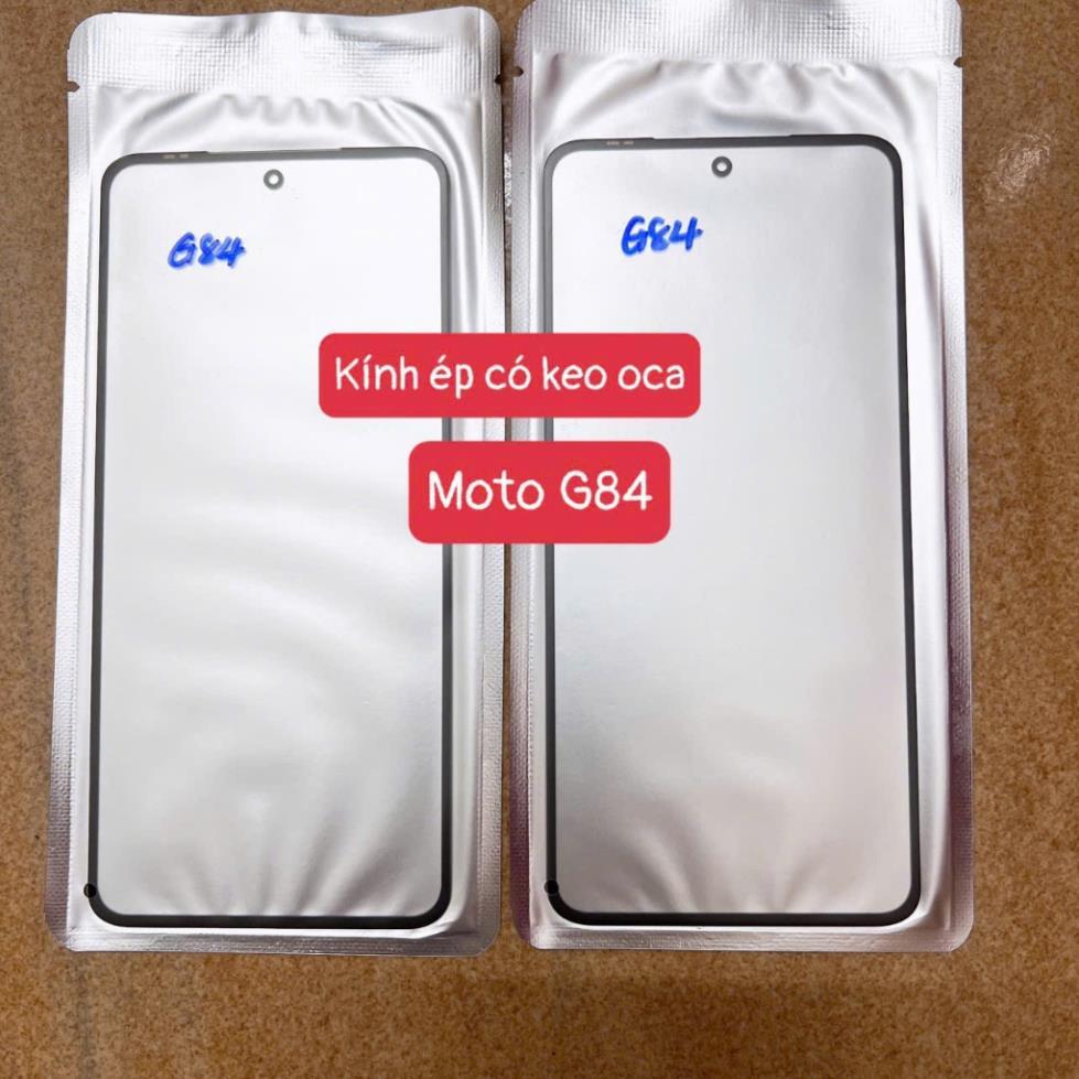 Kính Motorola G84 OCA liền keo, kính có keo moto g84 oca, XT2347-2