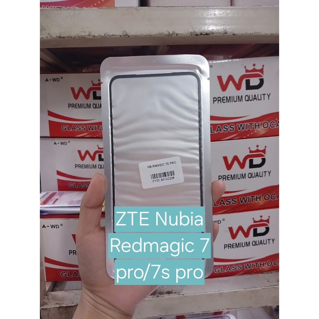 Kính ZTE Nubia Redmagic 7S Pro oca, kính ép liền keo NX709S
