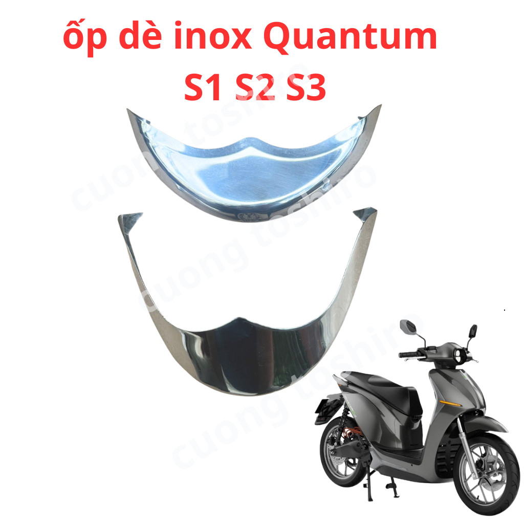 dè inox 304 lắp xe Quantum S1 Quantum S2 Quantum S3 Datbike hàng chất lượng cao chống oxy hóa