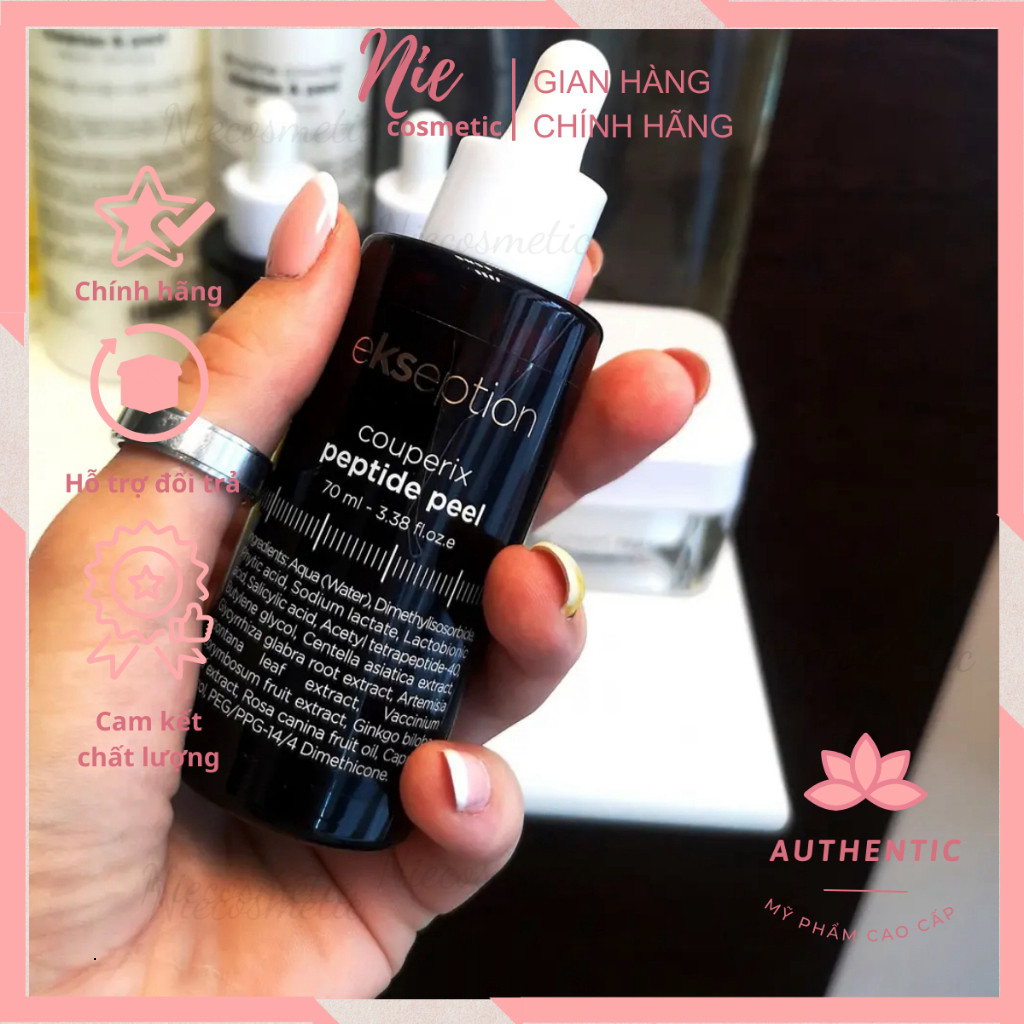 [ Công ty] Peel phục hồi da nhiễm corticoid Ekseption Couperix Peptide Peel 70ml