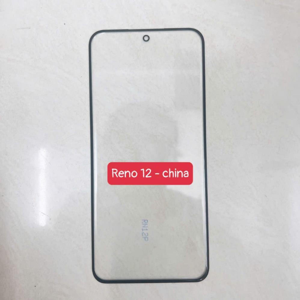 Kính oppo reno 12 5g bản China, kính ép liền keo oppo 12 pro 5g bản trung quốc, PJW110