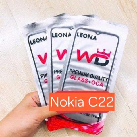 Kính Nokia C22 OCA CÓ KEO, kính nokia c22 liền keo oca, kính ép