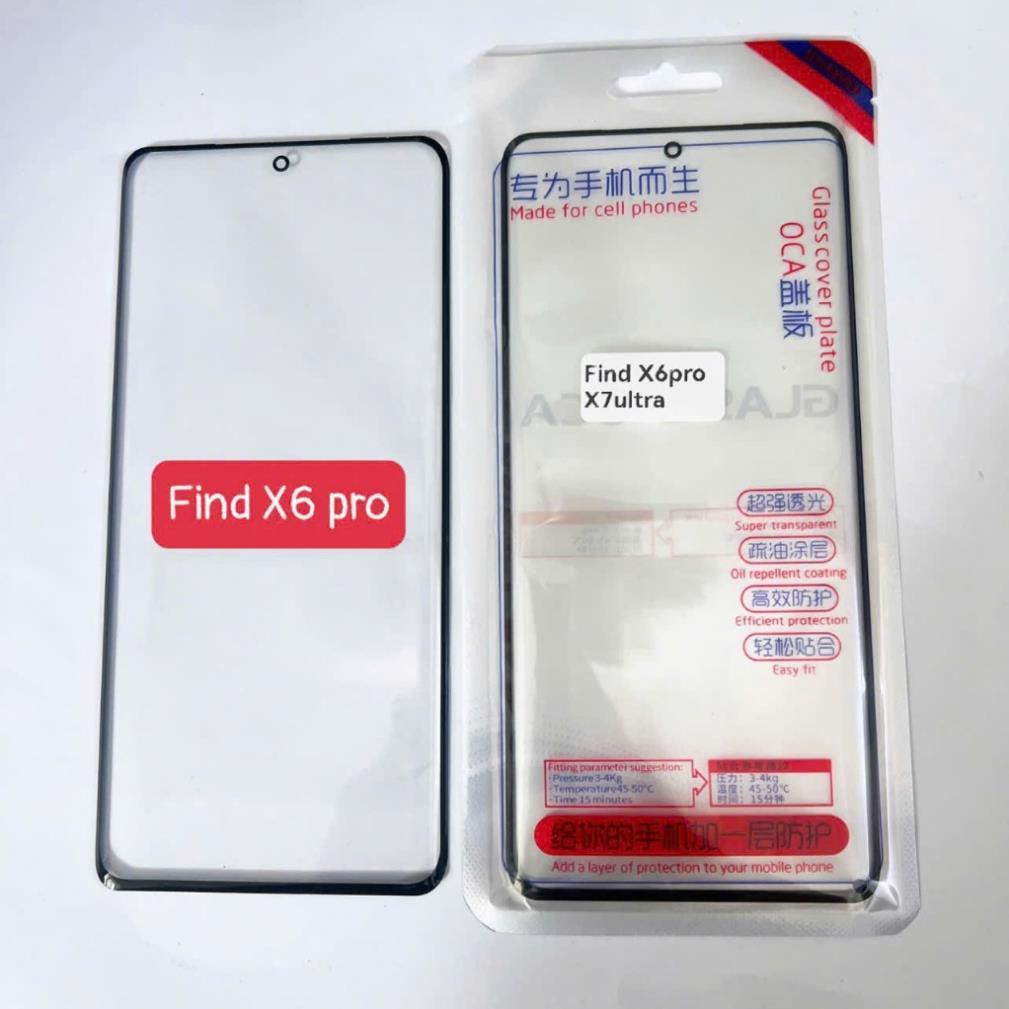Kính oppo Find X6 PRO oca, kính ép liền keo oca oppo PGEM110, PGEM10