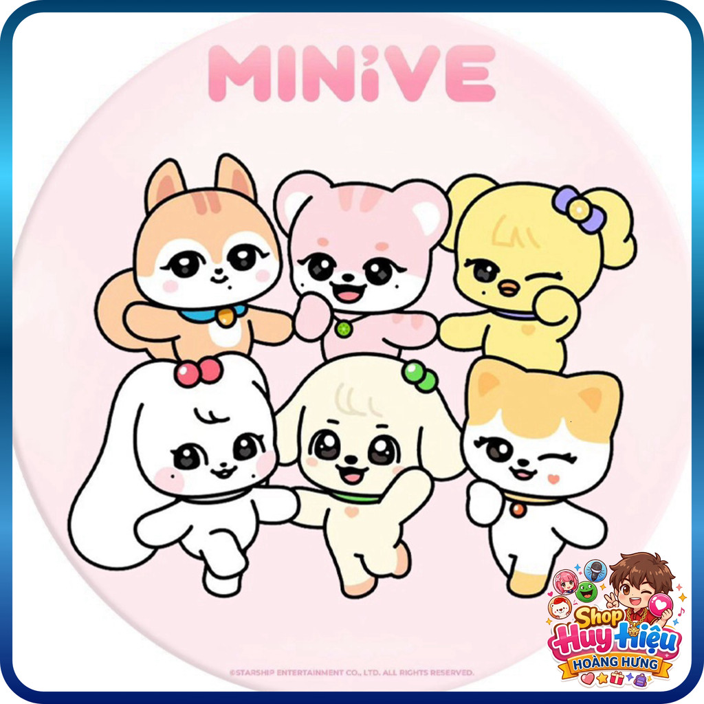 [LOẠI 1] Trâm Cài Áo Trâm Ghim Cái Túi Bọc Mềm Bền Kpop Ave MINIVE (Merge brand name with a attribut
