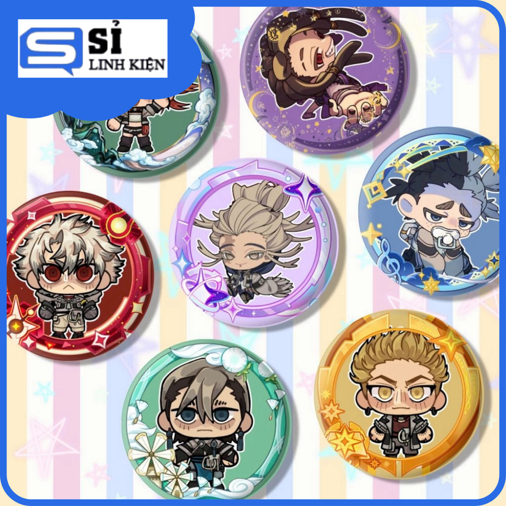 [LOẠI 1] Gạch Áo Anime - Gachiakuta Badge, Đính Áo Hình Anime Manga