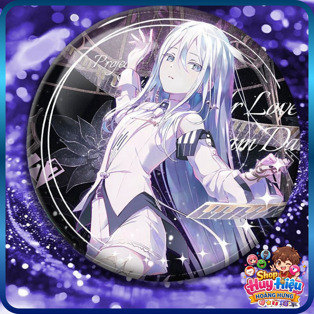 [LOẠI 1] Ghim Cài Áo Sekai Yoisaki Kanade Akiyama Mizuki Asahina Mafuyu Đồ Áo Tràng Thể