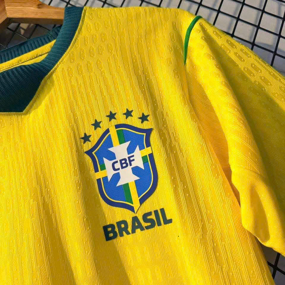 Bản Cao cấp [Chỉ Có Áo] Áo Bóng Đá Player Đội Tuyển Brazil WC 2026 màu vàng - Hàng Nhập Khẩu Thailand fom 45-95kg | BigBuy360 - bigbuy360.vn
