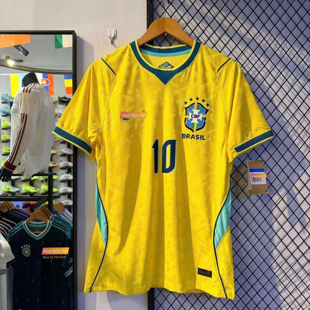 Bản Cao cấp [Chỉ Có Áo] Áo Bóng Đá Player Đội Tuyển Brazil WC 2026 màu vàng - Hàng Nhập Khẩu Thailand fom 45-95kg | BigBuy360 - bigbuy360.vn