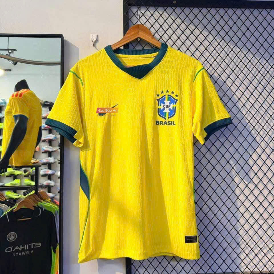 Bản Cao cấp [Chỉ Có Áo] Áo Bóng Đá Player Đội Tuyển Brazil WC 2026 màu vàng - Hàng Nhập Khẩu Thailand fom 45-95kg | BigBuy360 - bigbuy360.vn