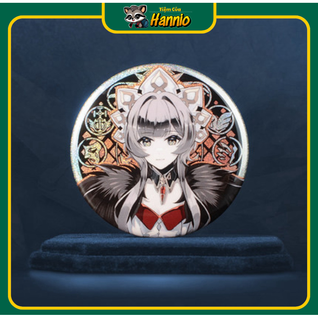 [HCM SỈ] Huy Hiệu GENSHIN IMPACT Charm Đính Balo Túi Anime Manga Nữ