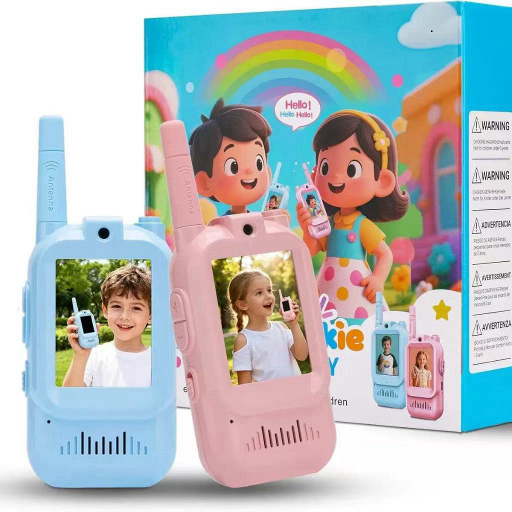 Bộ Đàm Trẻ Em Có Camera HD Video Call, Liên Lạc Nhanh Chóng, Đồ Chơi Học Tập Cho Bé