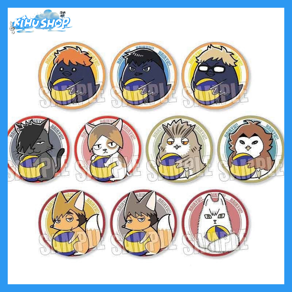 [KIHUSHOP] Đồ Gắn Túi Chibi Manga Bong Da Hài Hóa Anime Hay Kyuu