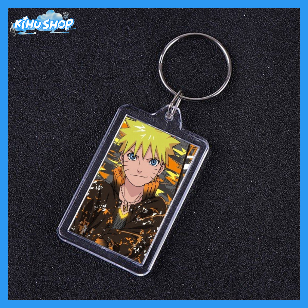 [KIHUSHOP] Khóa Cầm Mica Naruto POP Anime Xinh Dáng Chibi Móc khóa Naruto Chibi nhỏ xinh xắn dễ thươ