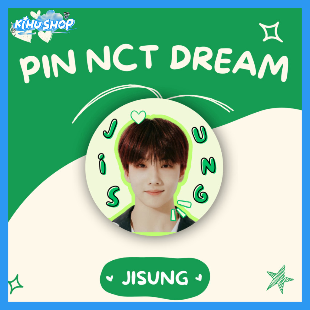 [KIHUSHOP] Trâm Ghim Cài Áo Kpop Nct Dream 58mm Tròn Huy Hiệu Tròn Cho Nam, Nữ