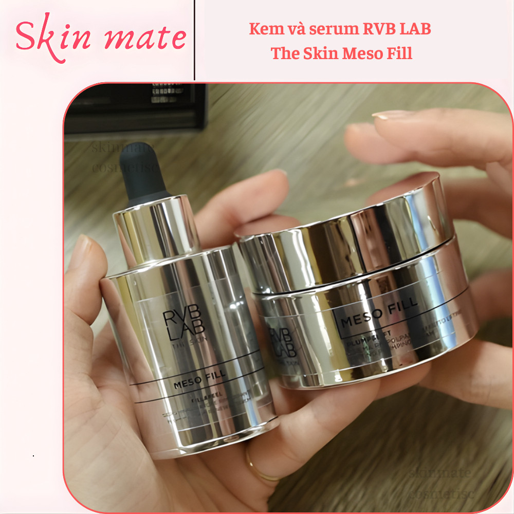 (Công ty) Kem và serum RVB LAB The Skin Meso Fill giúp tái tạo, trẻ hóa da, sáng da
