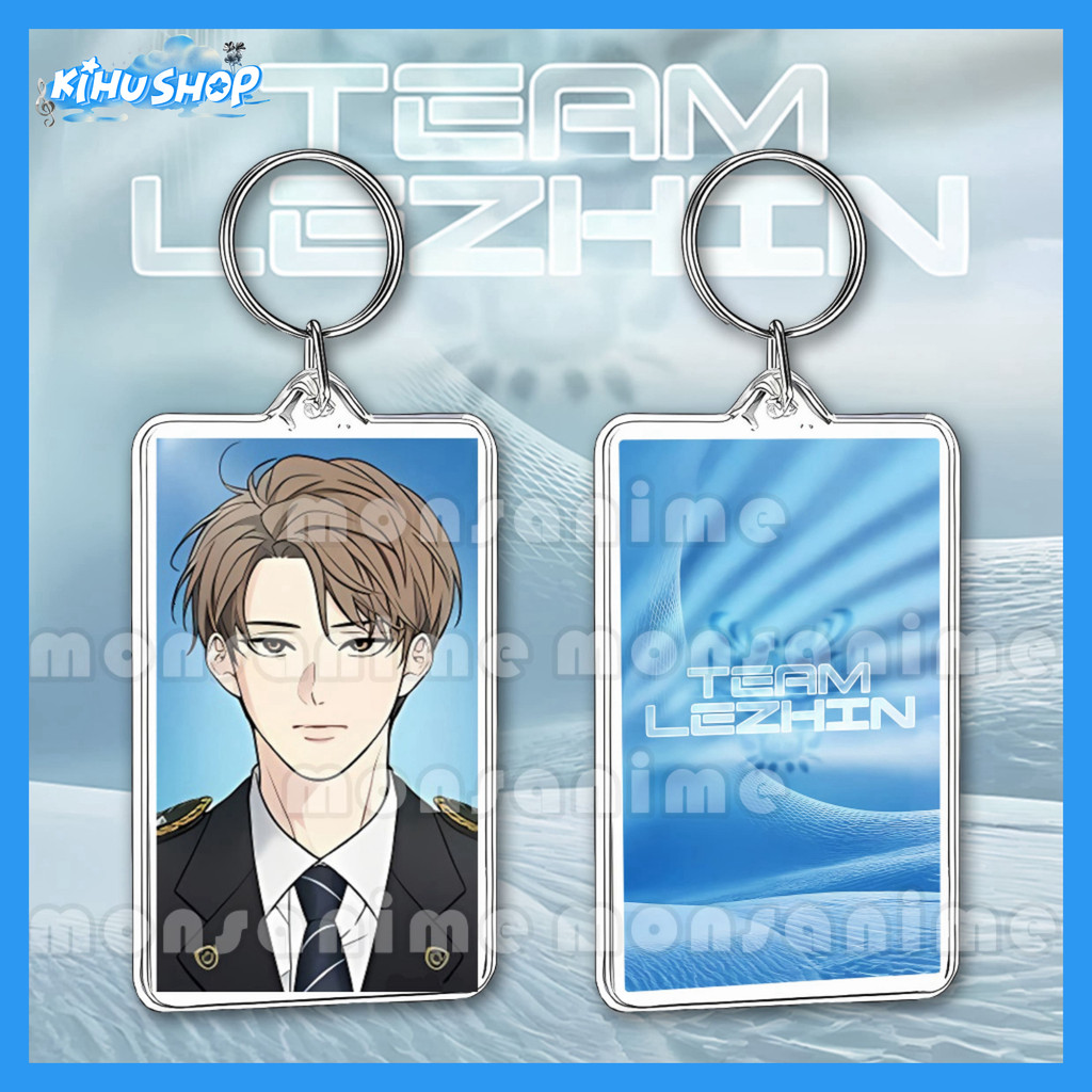 [KIHUSHOP] Móc Khóa 2 Mặt Mica in Hình Team Lezhin Comics 58cm Chất liệu mica cao cấp, được in hình 