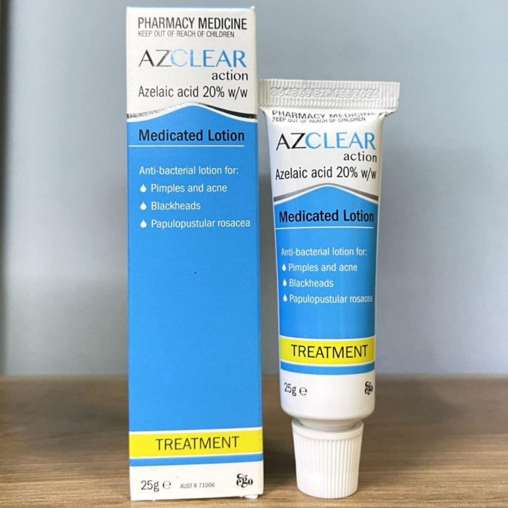 Kem Azclear Action Lotion giảm mụn, mờ thâm 25gr
