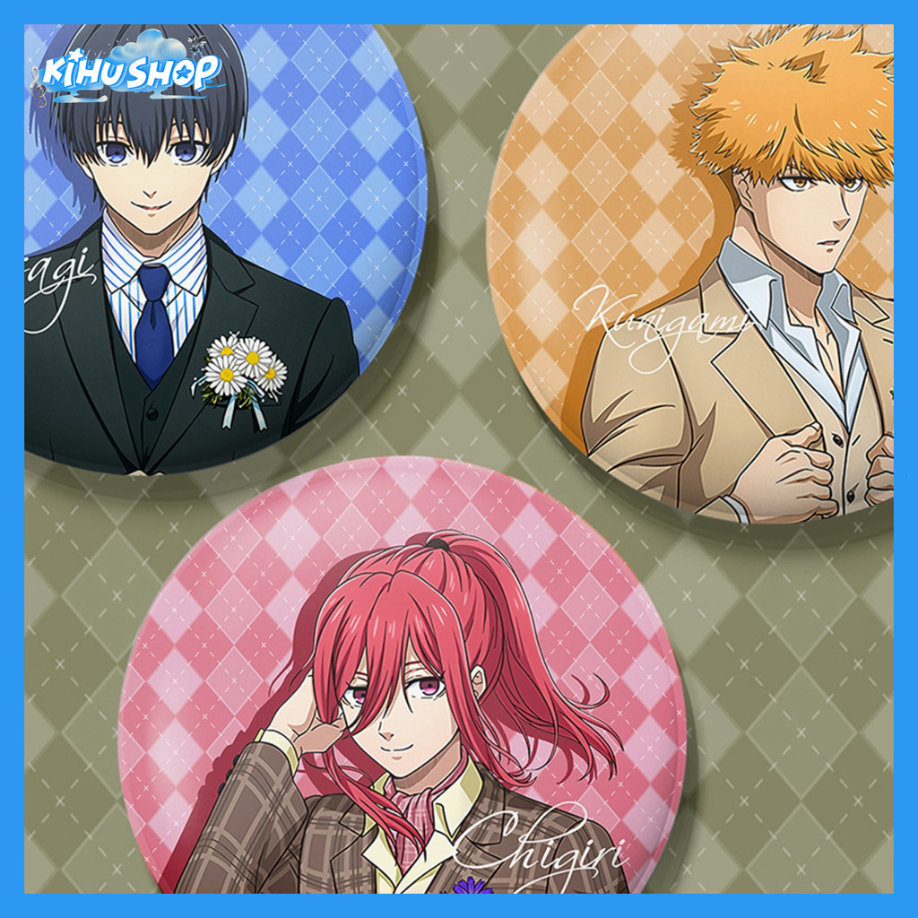 [KIHUSHOP] Ghim Cài Áo Manga Hình Blue Lock Dễ Tháo Thay Cho Anime Hay