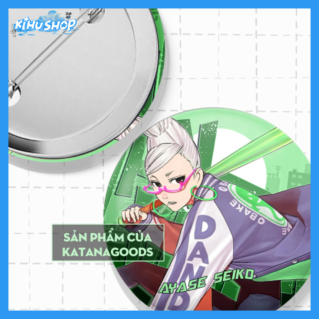 [KIHUSHOP] Ghim Cài Áo Anime DANDADAN Màu Sắc Rộng Cho Anime Manga Phim Truyện