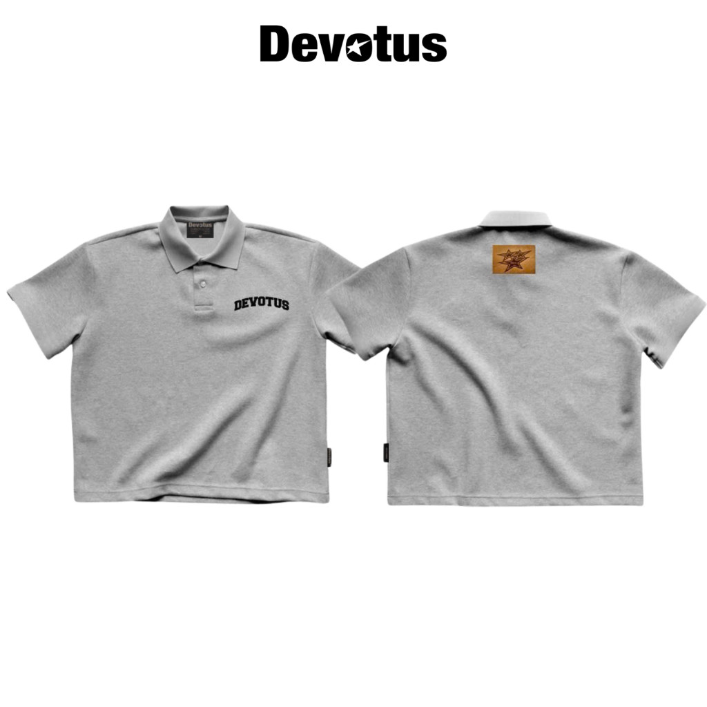 Áo thun Polo Ember code 100% cotton form boxy 300gsm DEVOTUZS. Local Brand - Polo Ember Code