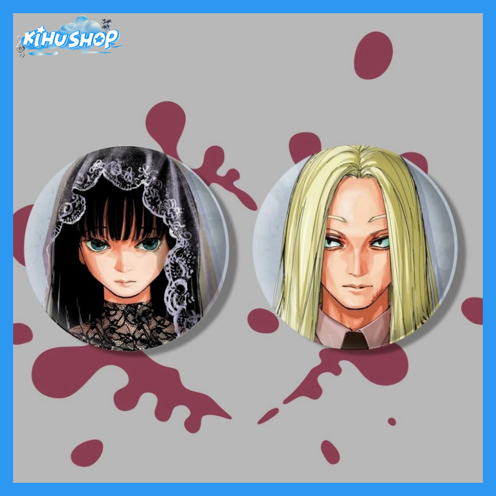 [KIHUSHOP] Huy Hiệu Cài Áo Anime - Pin Trâm Cài Áo Bằng In Hình Anime Manga