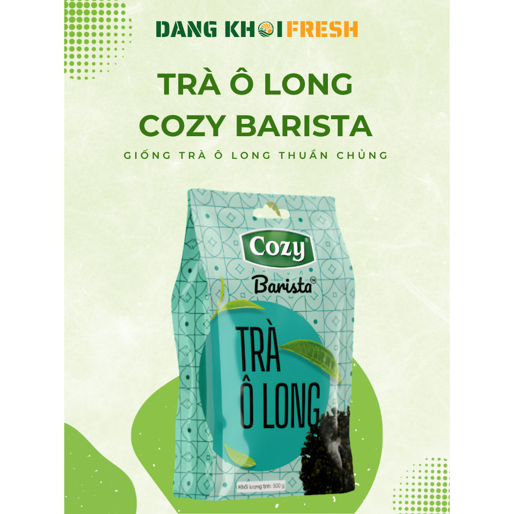 COMBO 5 Túi Trà Ô Long Cozy Barista 500g Trà Ô Long Pha Chế Trà Olong Nhài Bảo Lộc Trà Ô Long Nhài