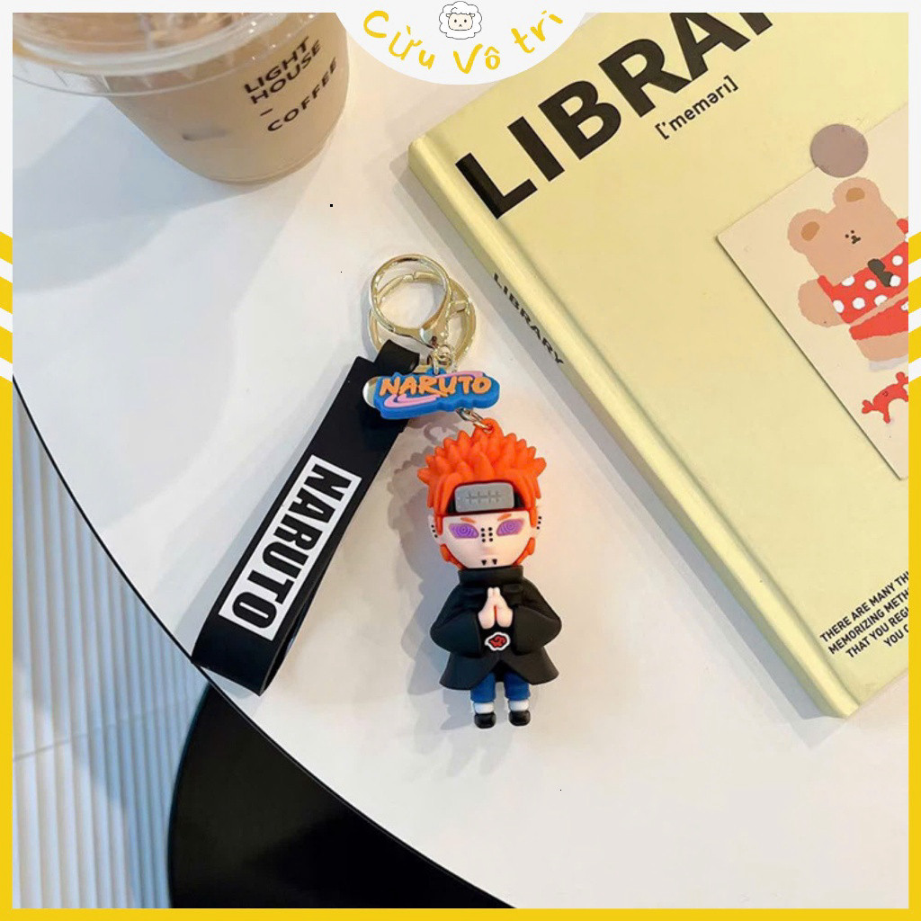 Móc Khóa Pain - Lục Đạo - Truyện Naruto - Nhựa Pvc