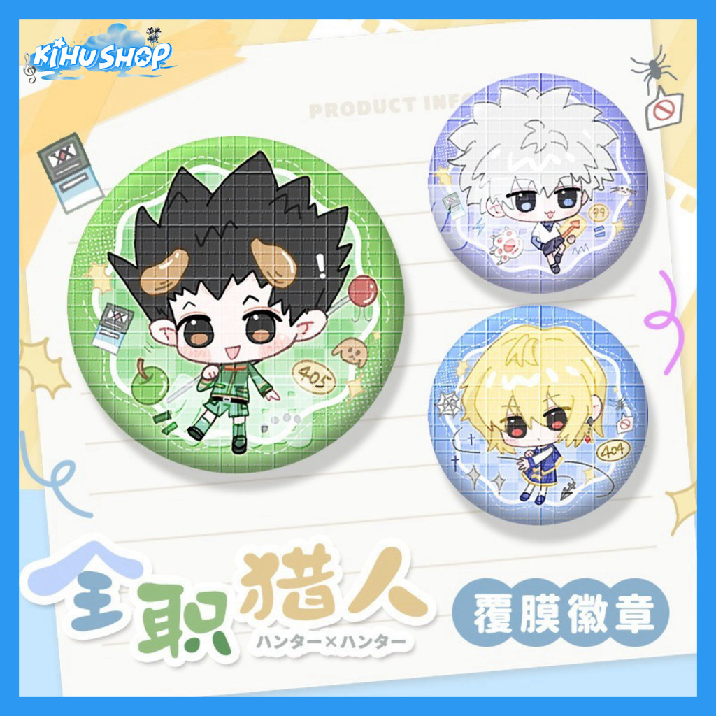 [KIHUSHOP] Trâm Cài Áo Hunter x Hunter Killua Zoldyck Dễ Thương Cho Cosplay & Tặng Quà